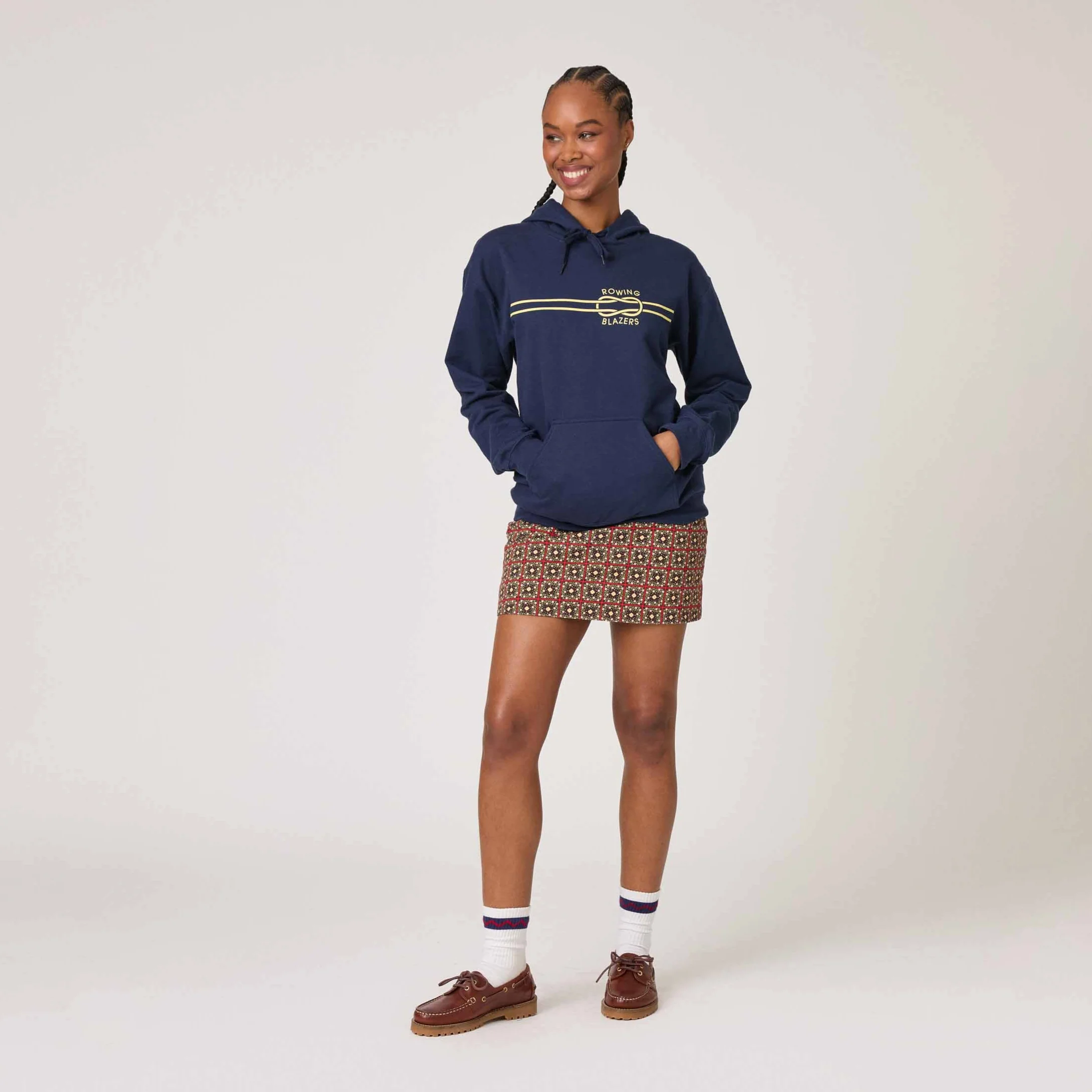 Men's Knot Hoodie Classic Navy - Image 5