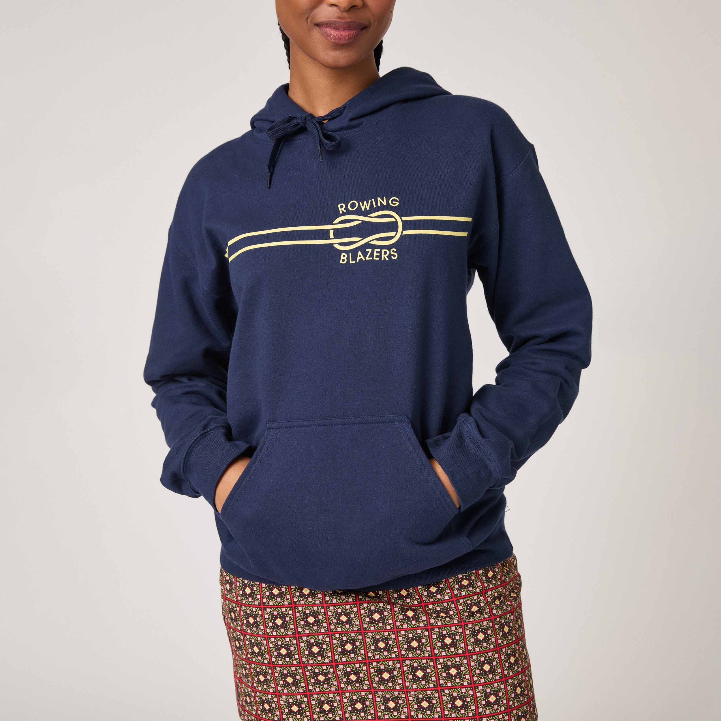 Men's Knot Hoodie Classic Navy - Image 6