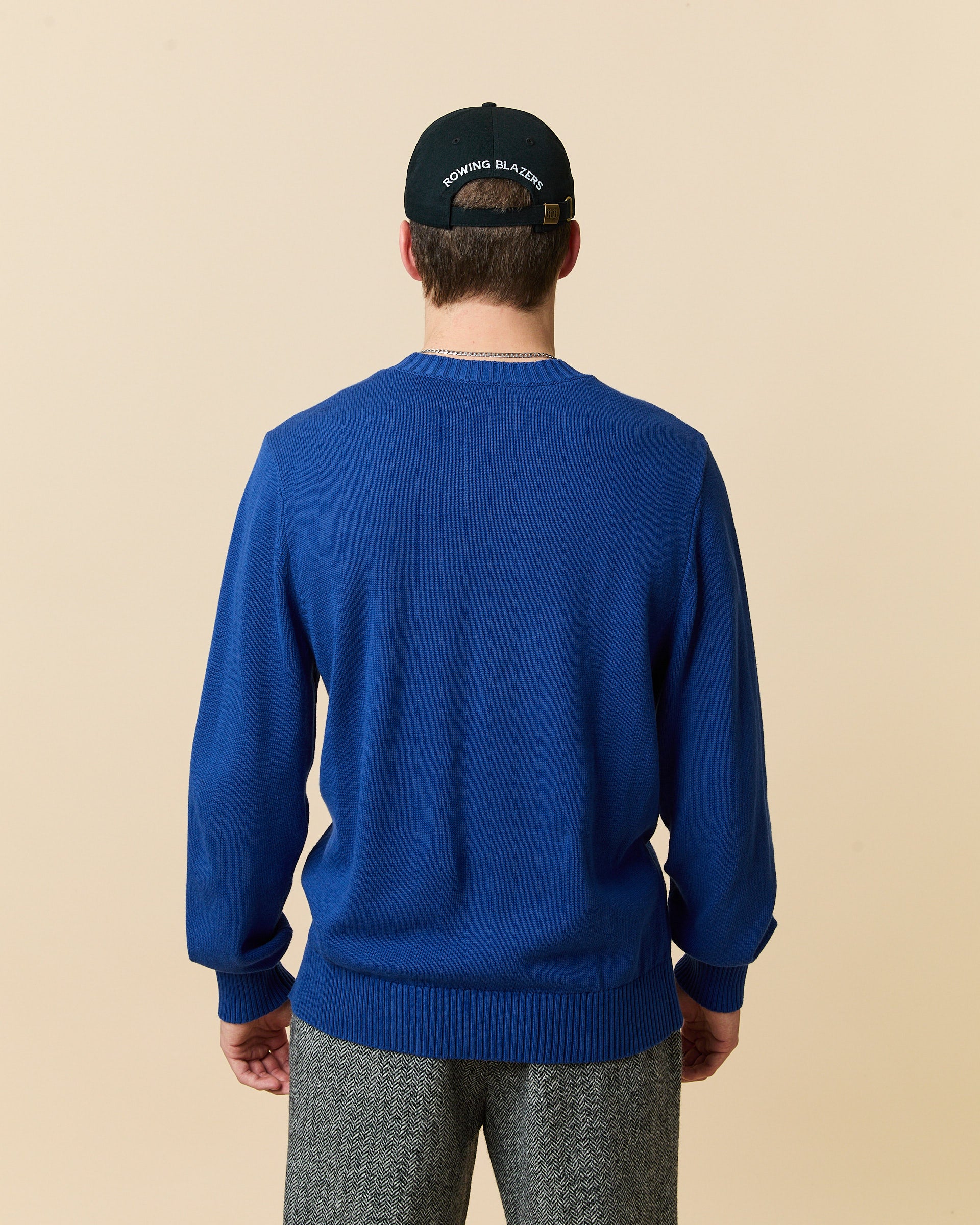 Men's Magic 8β’ Ball Cotton Sweater Blue - Image 5
