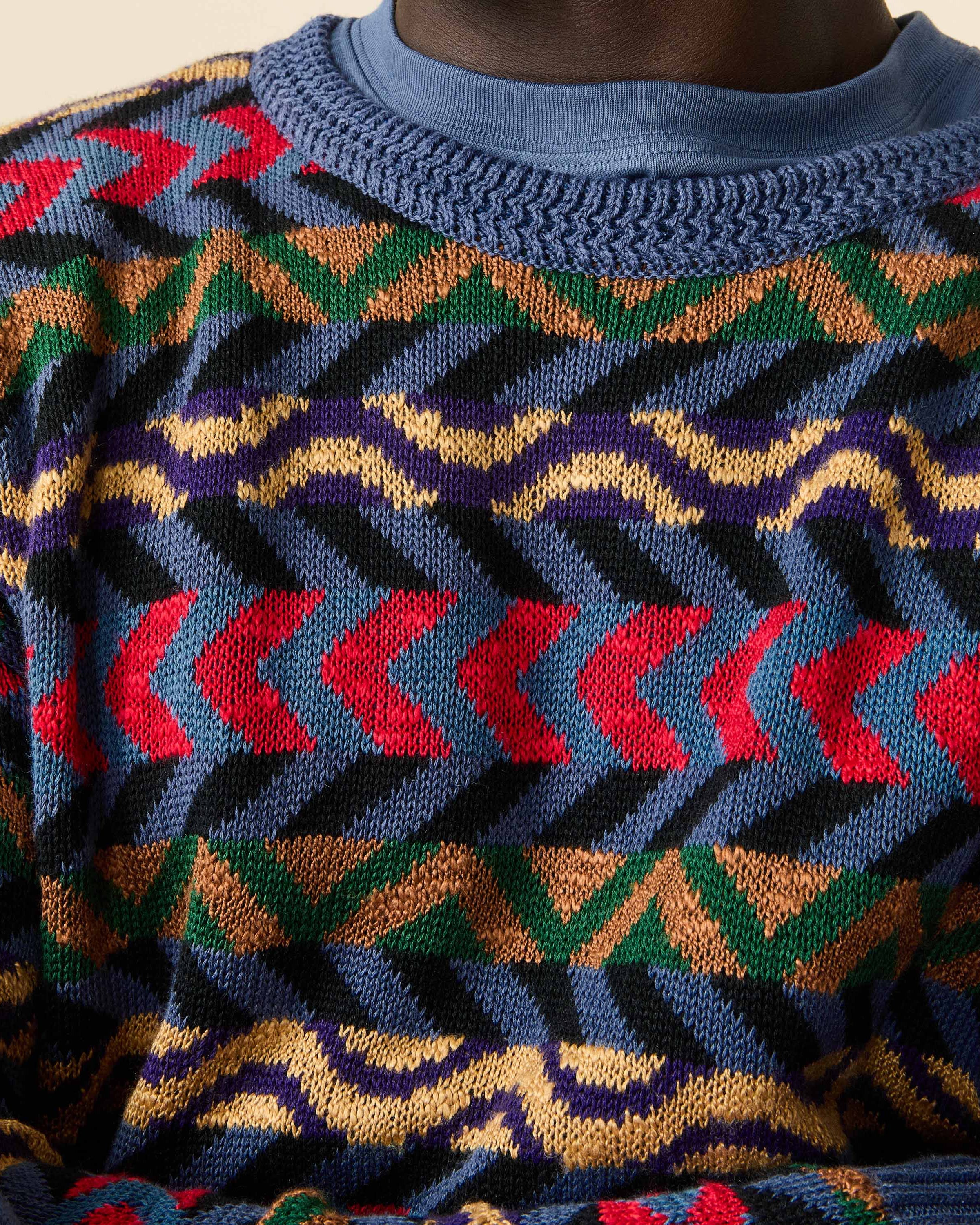 Multi Stripe Sweater Bright Multi - Image 3