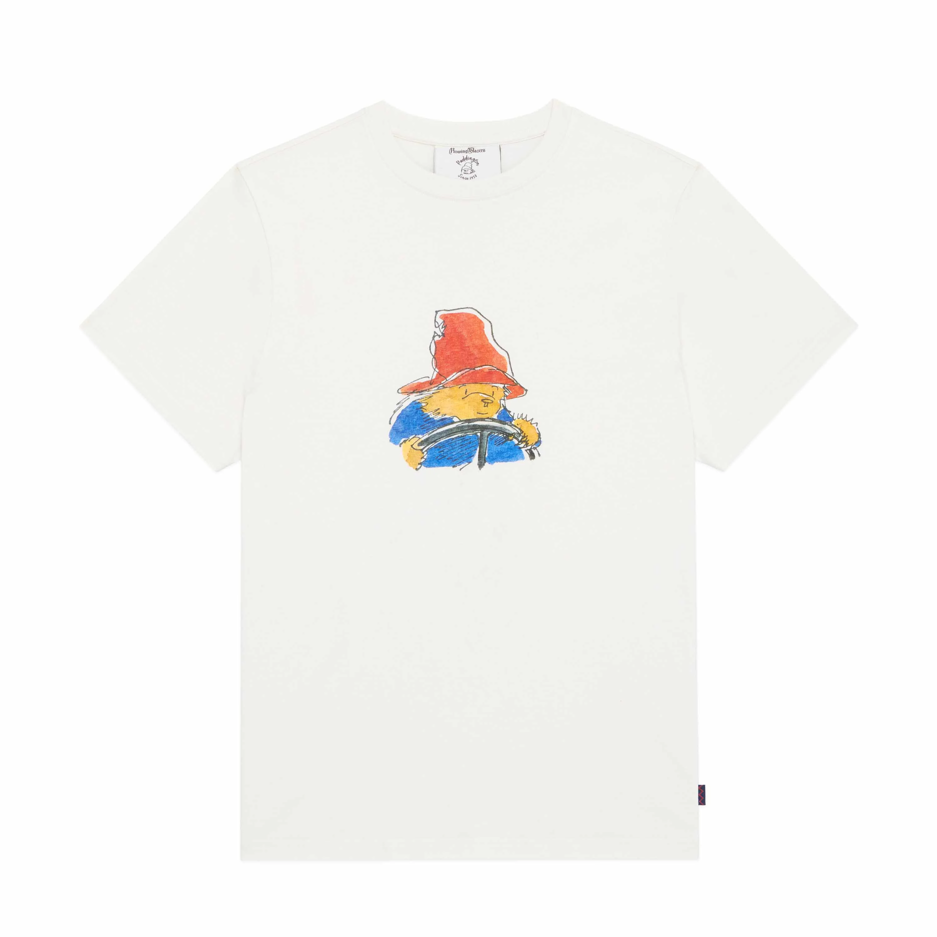 Paddington Driving Cotton Tee White - Image 2