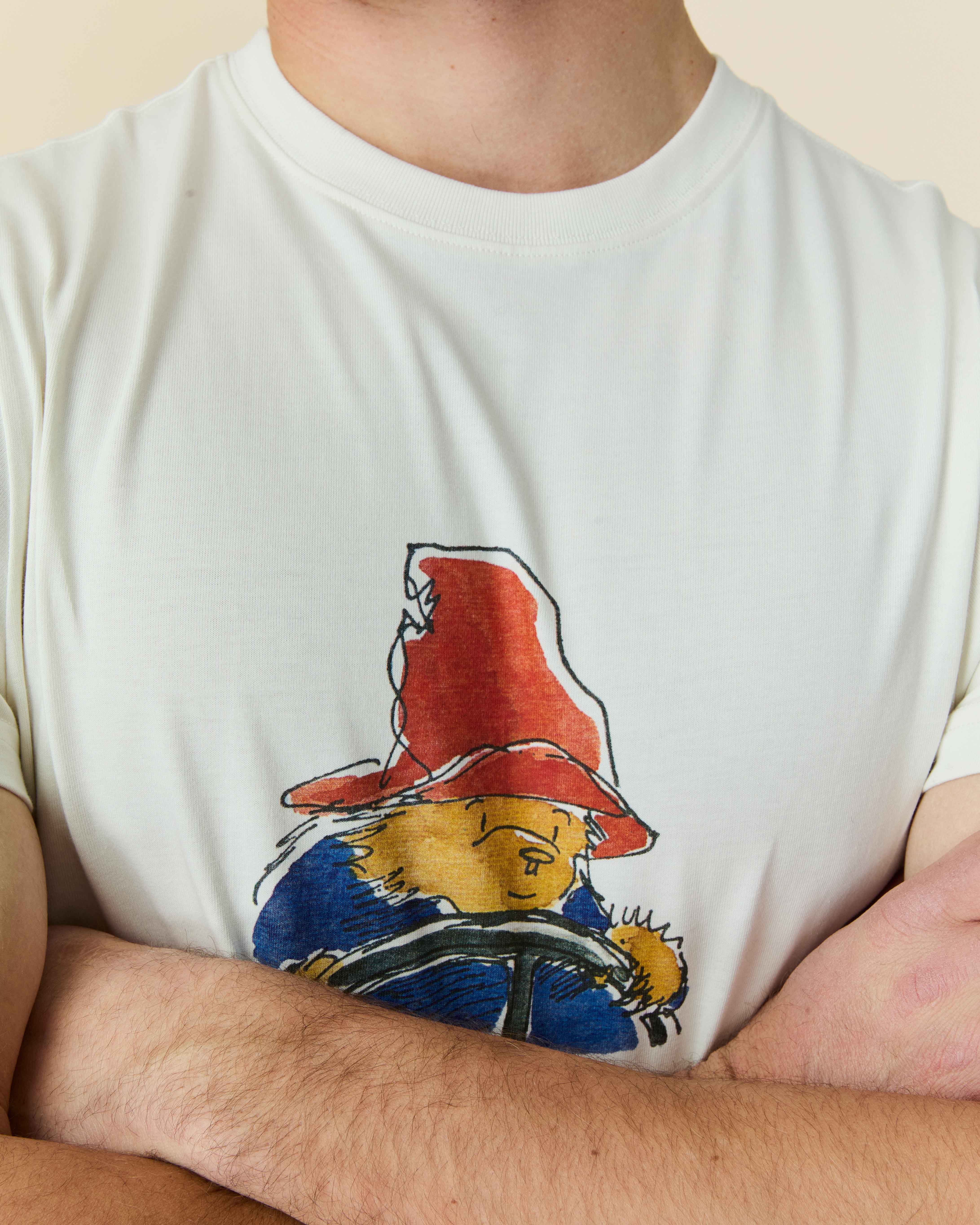 Paddington Driving Cotton Tee White - Image 4