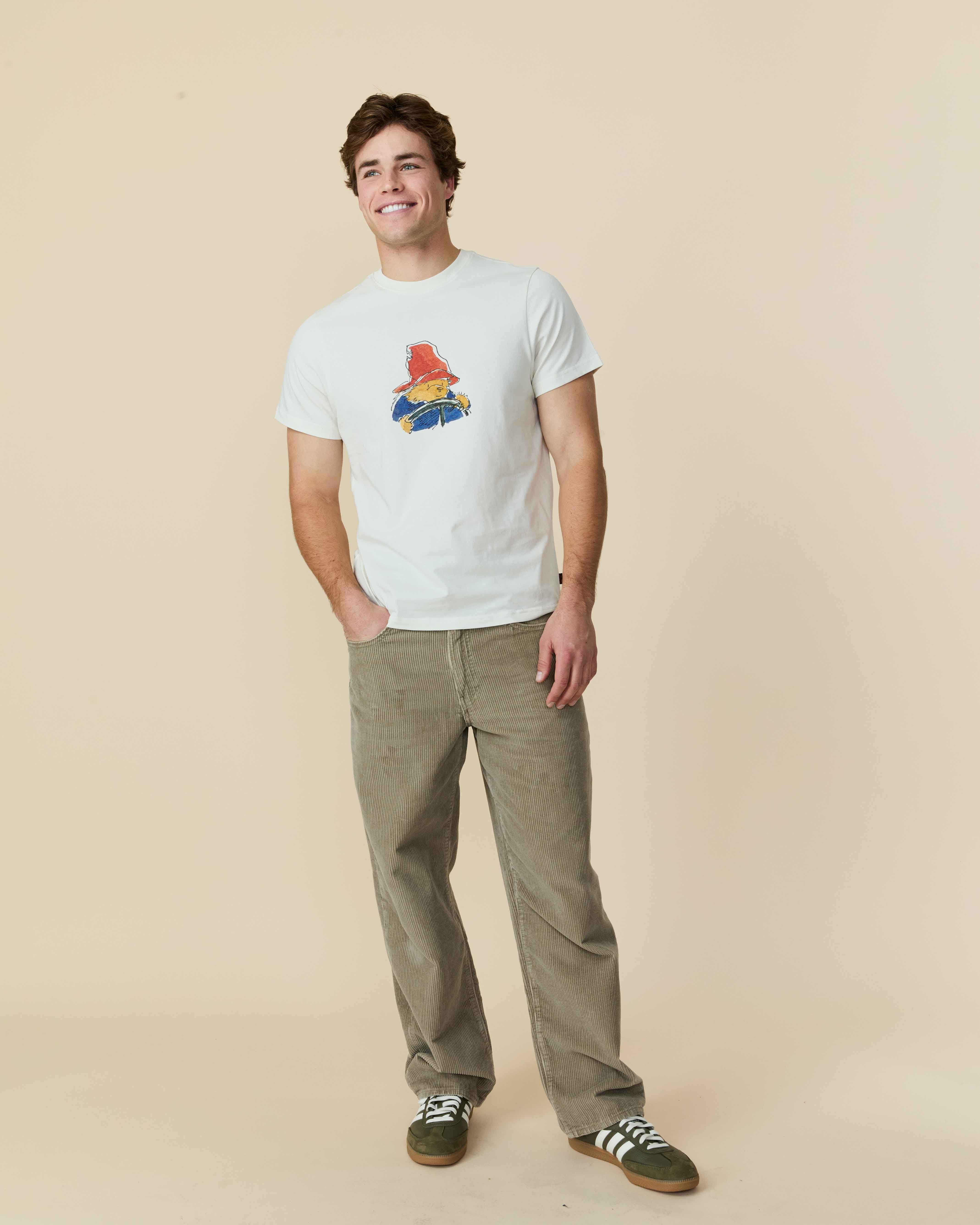 Paddington Driving Cotton Tee White - Image 5