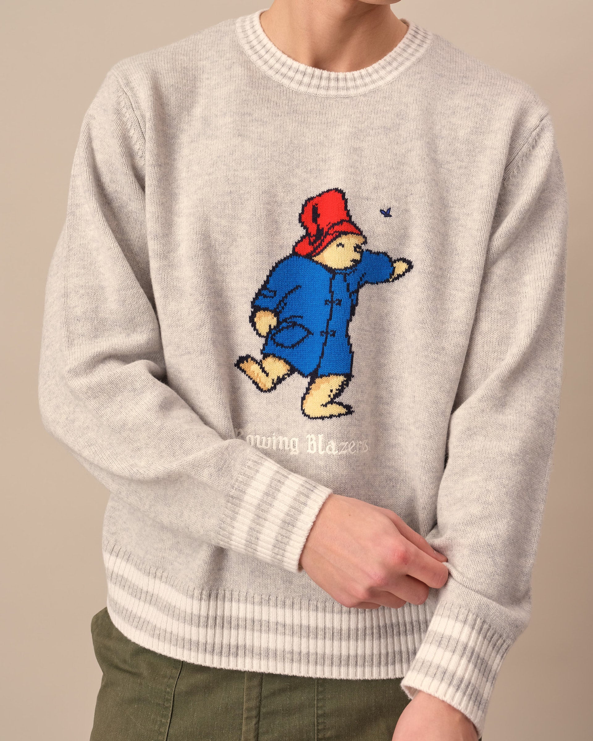Paddington Heathered Cashmere Sweater Heather Natural - Image 2