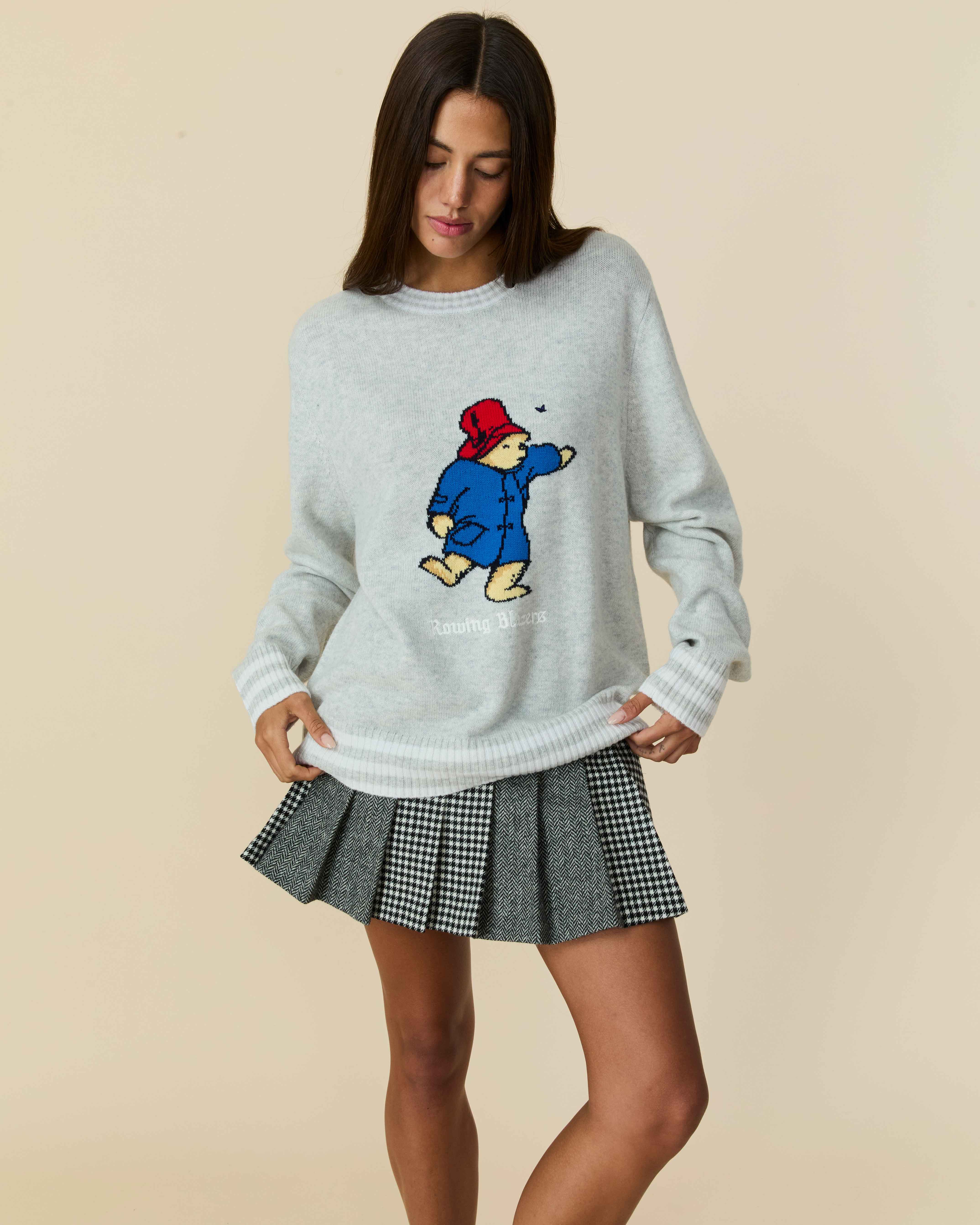 Paddington Heathered Cashmere Sweater Heather Natural - Image 6