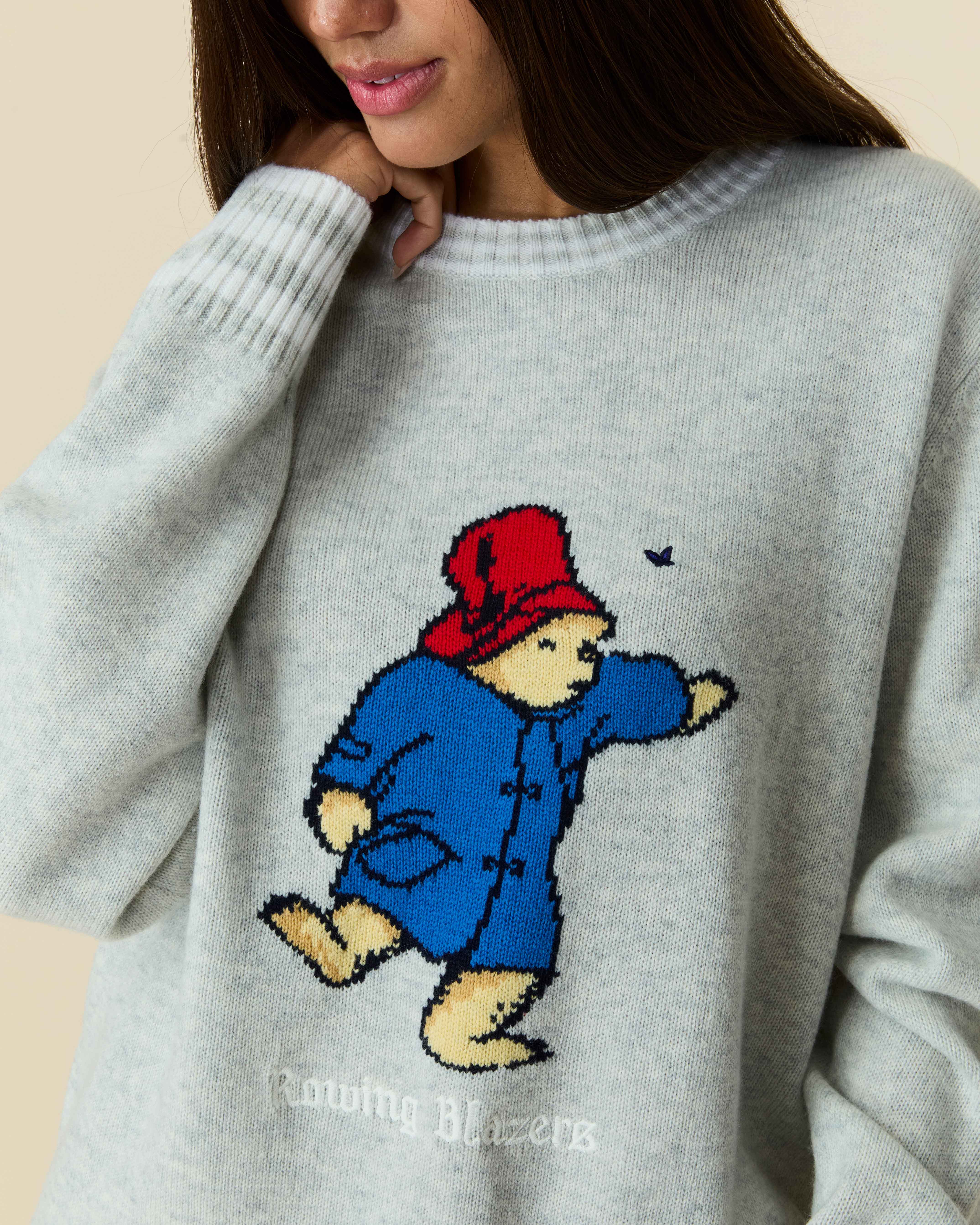 Paddington Heathered Cashmere Sweater Heather Natural - Image 7