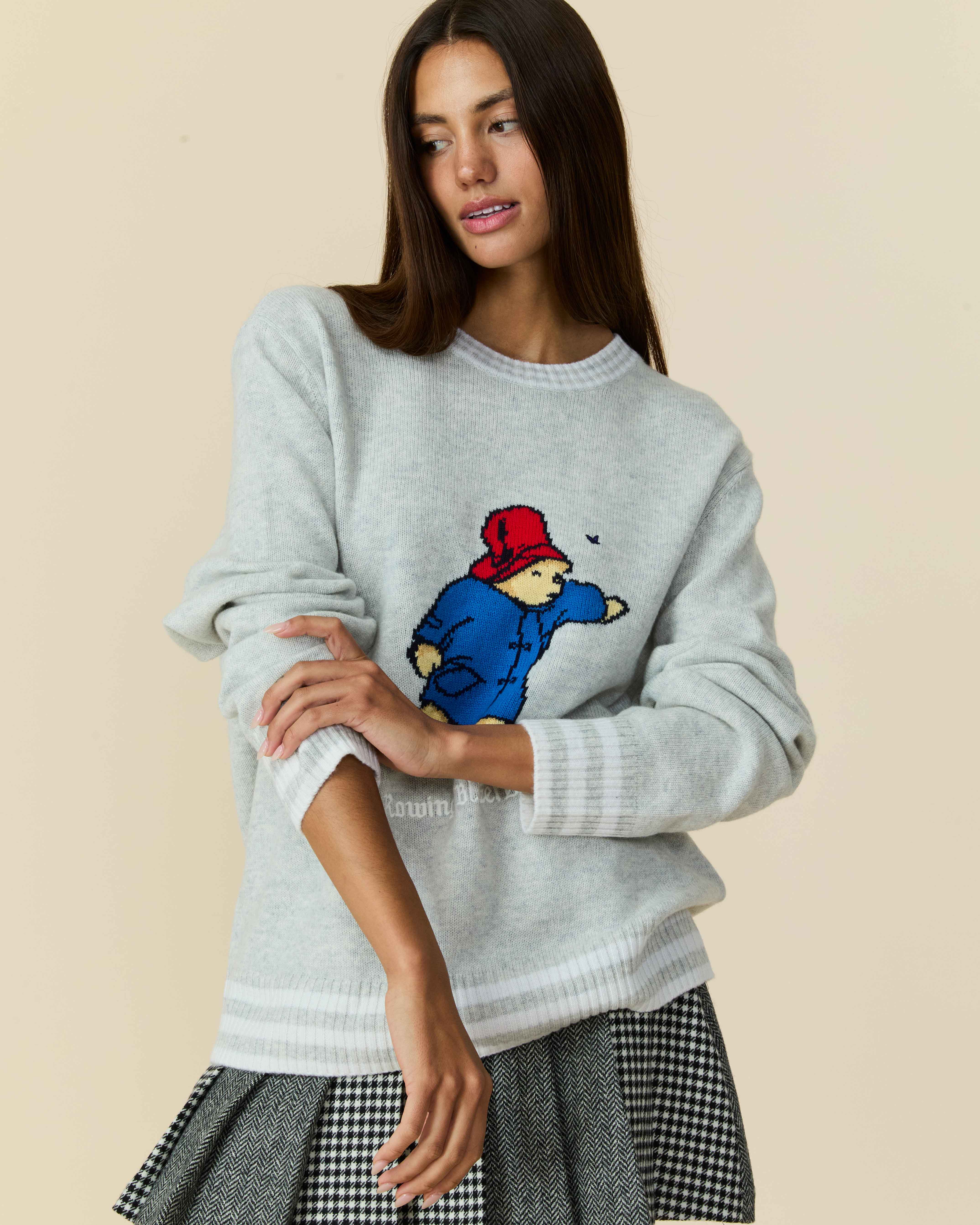 Paddington Heathered Cashmere Sweater Heather Natural - Image 8