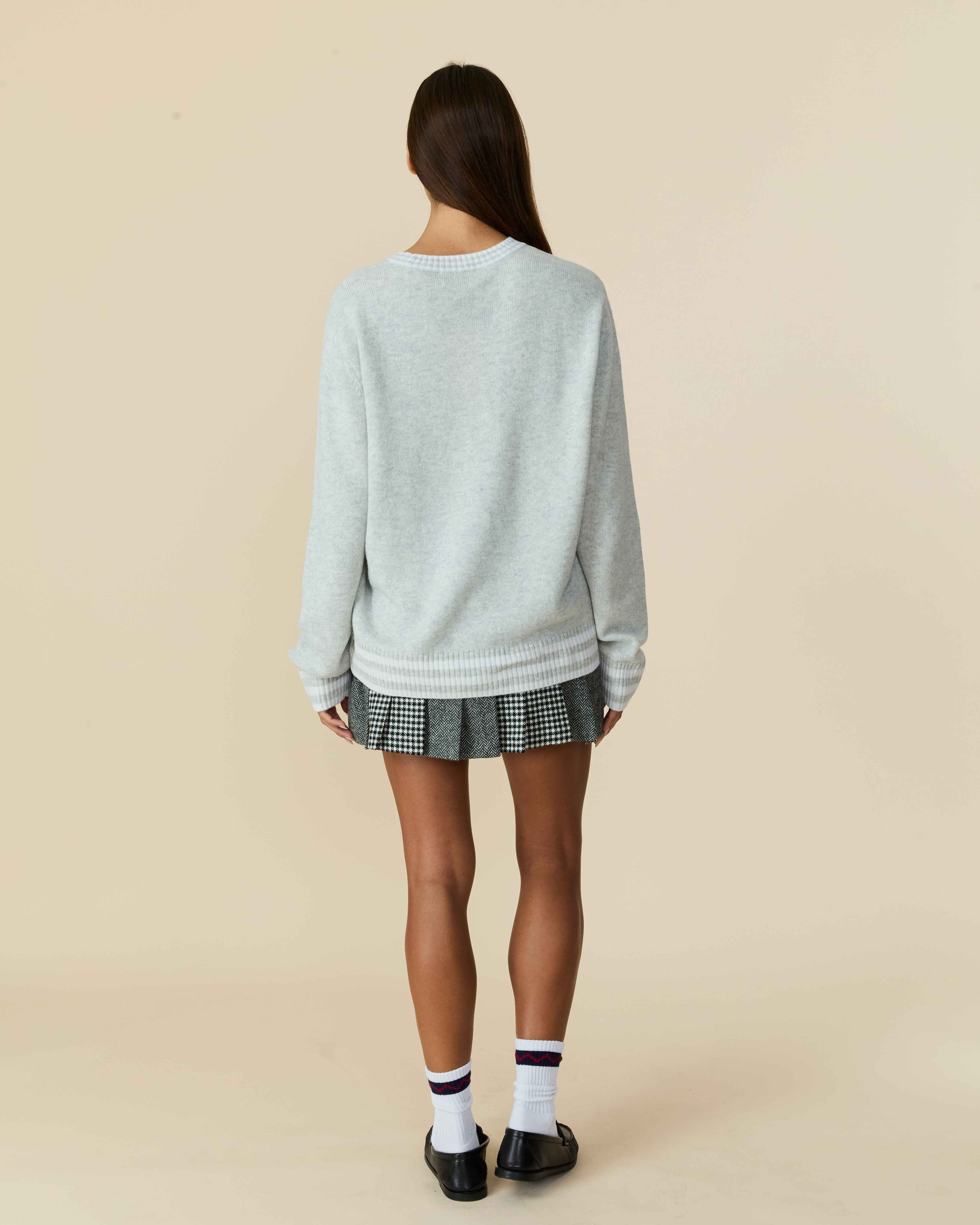Paddington Heathered Cashmere Sweater Heather Natural - Image 9