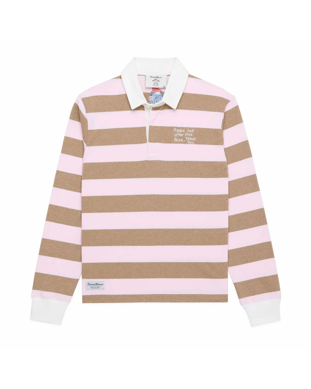 Paddington Rugby Pink Brown Stripe