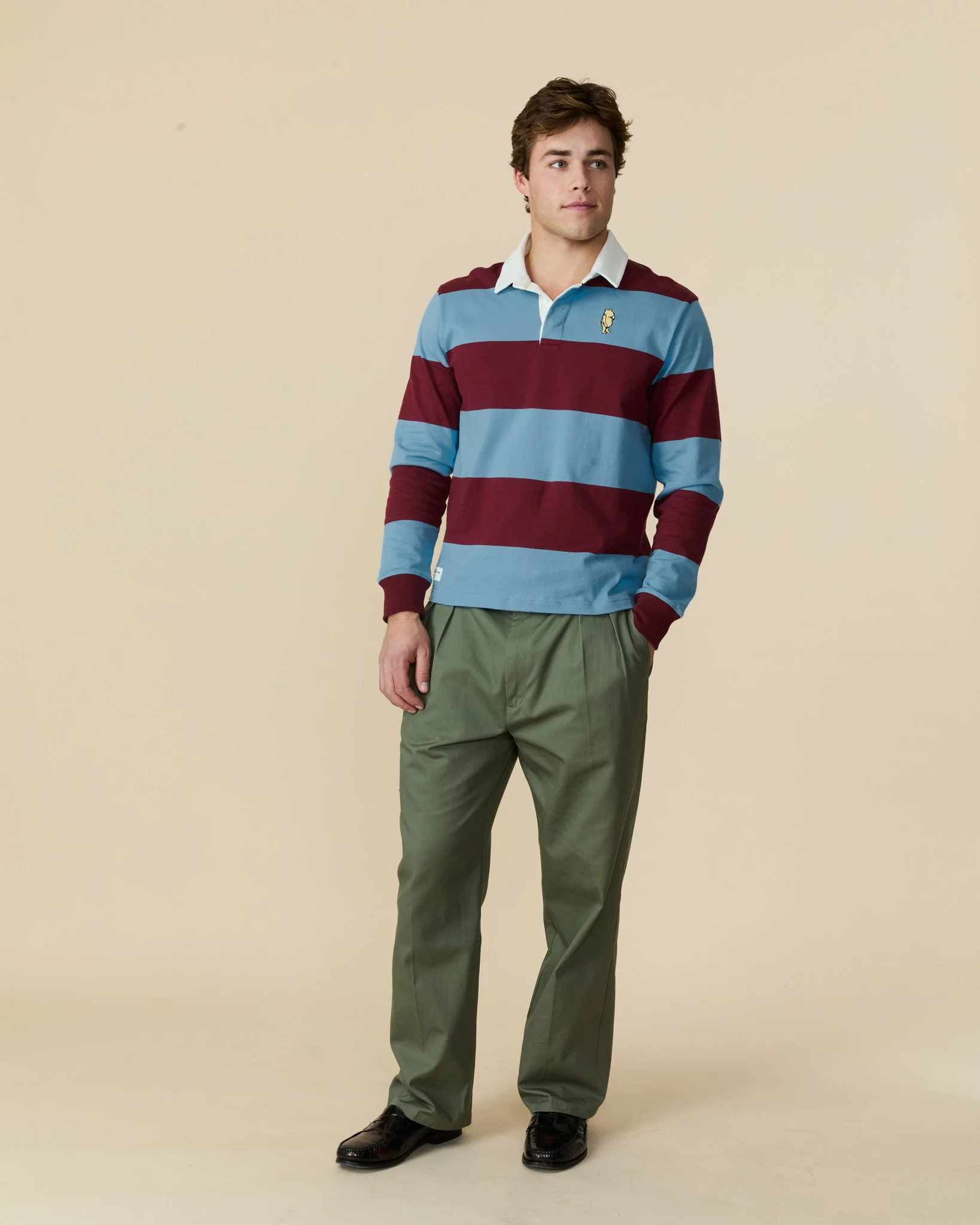 Winnie-the-Pooh Cotton Rugby Blue Multi - Image 2
