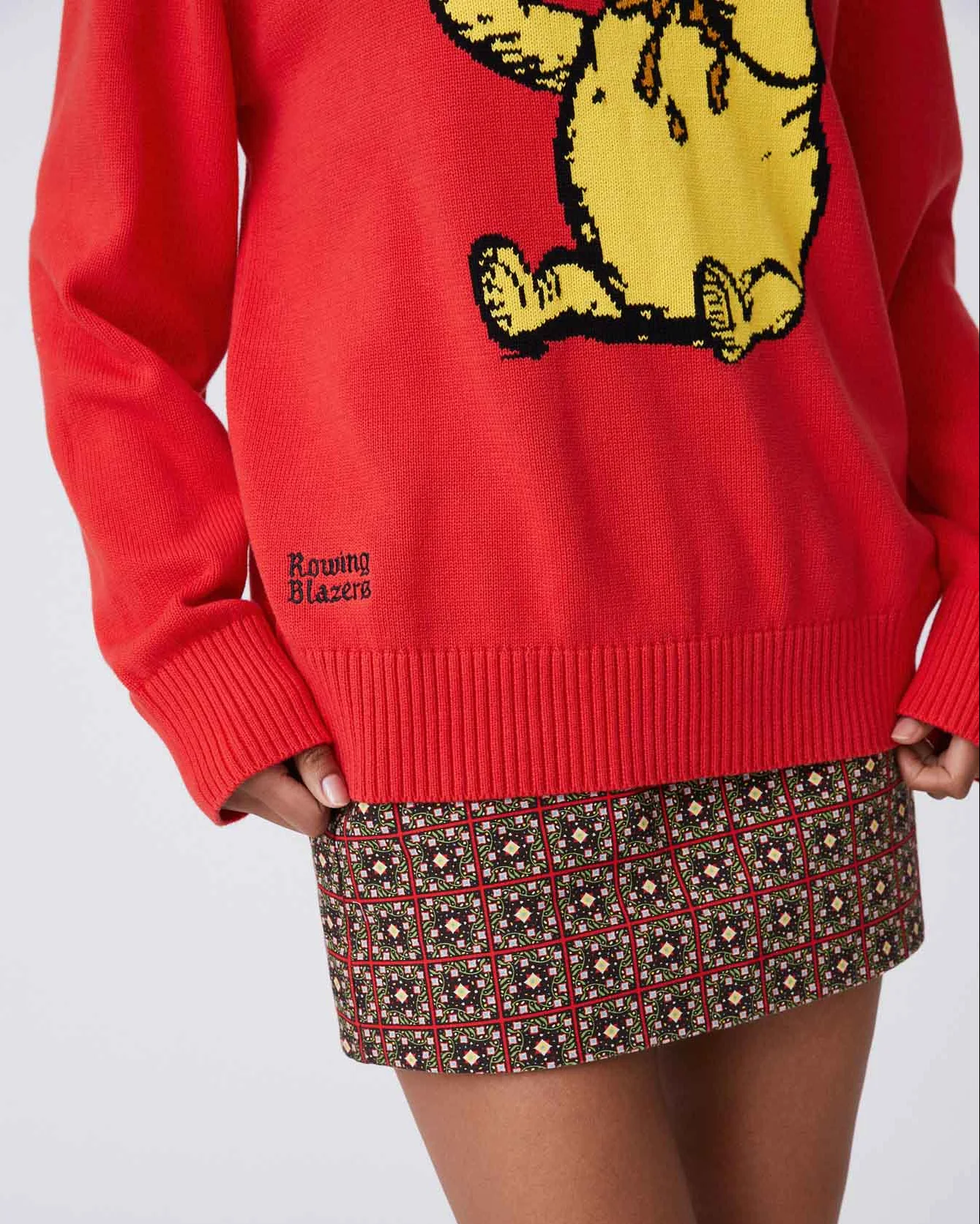 Winnie-the-Pooh Cotton Sweater Cherry Red - Image 5