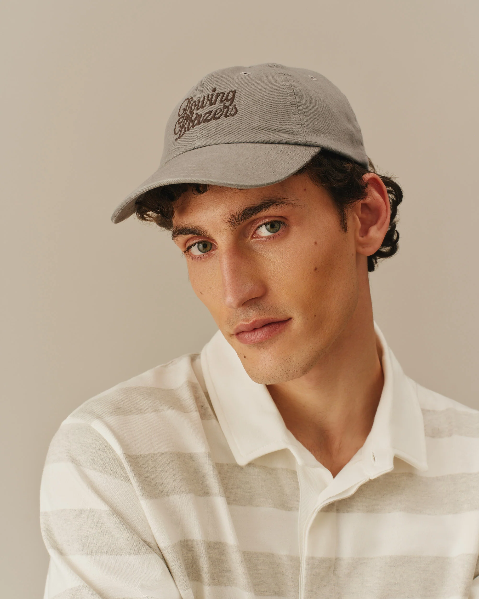 Men's RB Tipping Baseball Cap Gray - Image 2