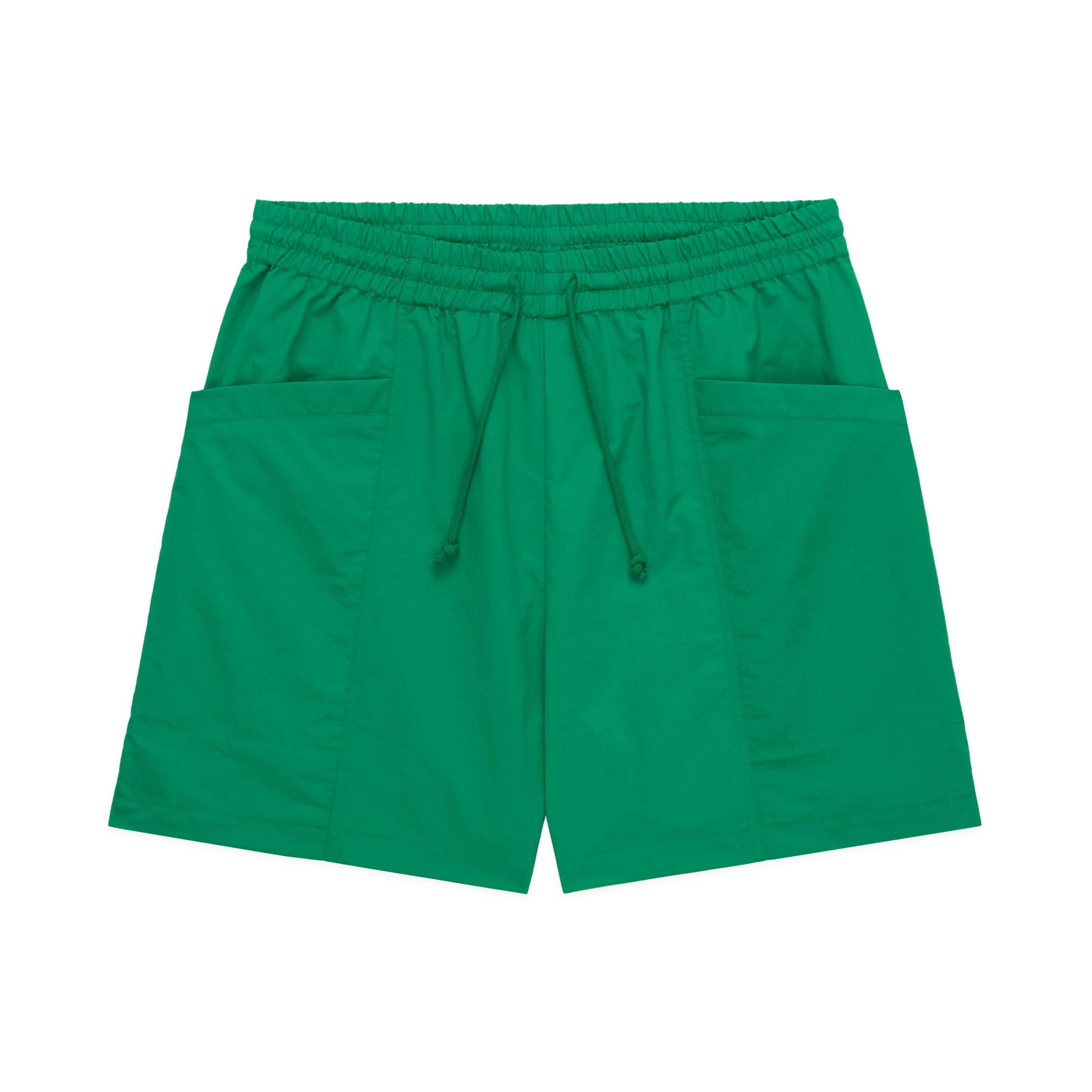 Rip Stop Nylon Draw Shorts Bright Green