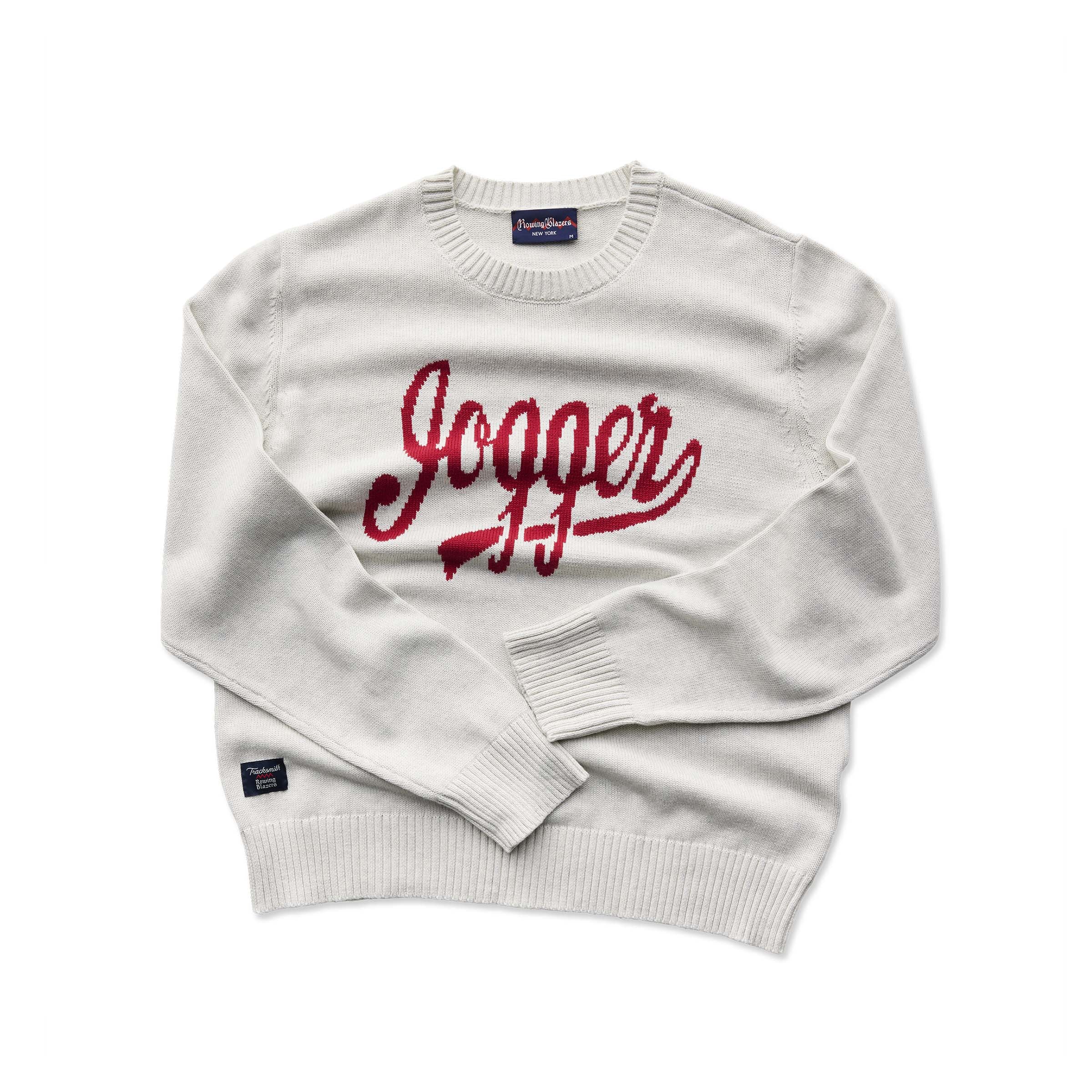 Tracksmith Cotton Jogger Sweater Heather Natural - Image 6