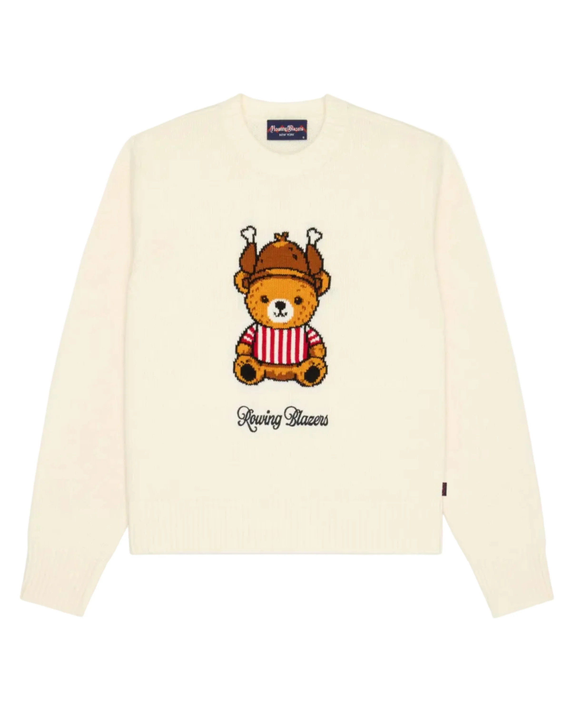 Turkey Bear Cashmere Sweater Cream - Image 8