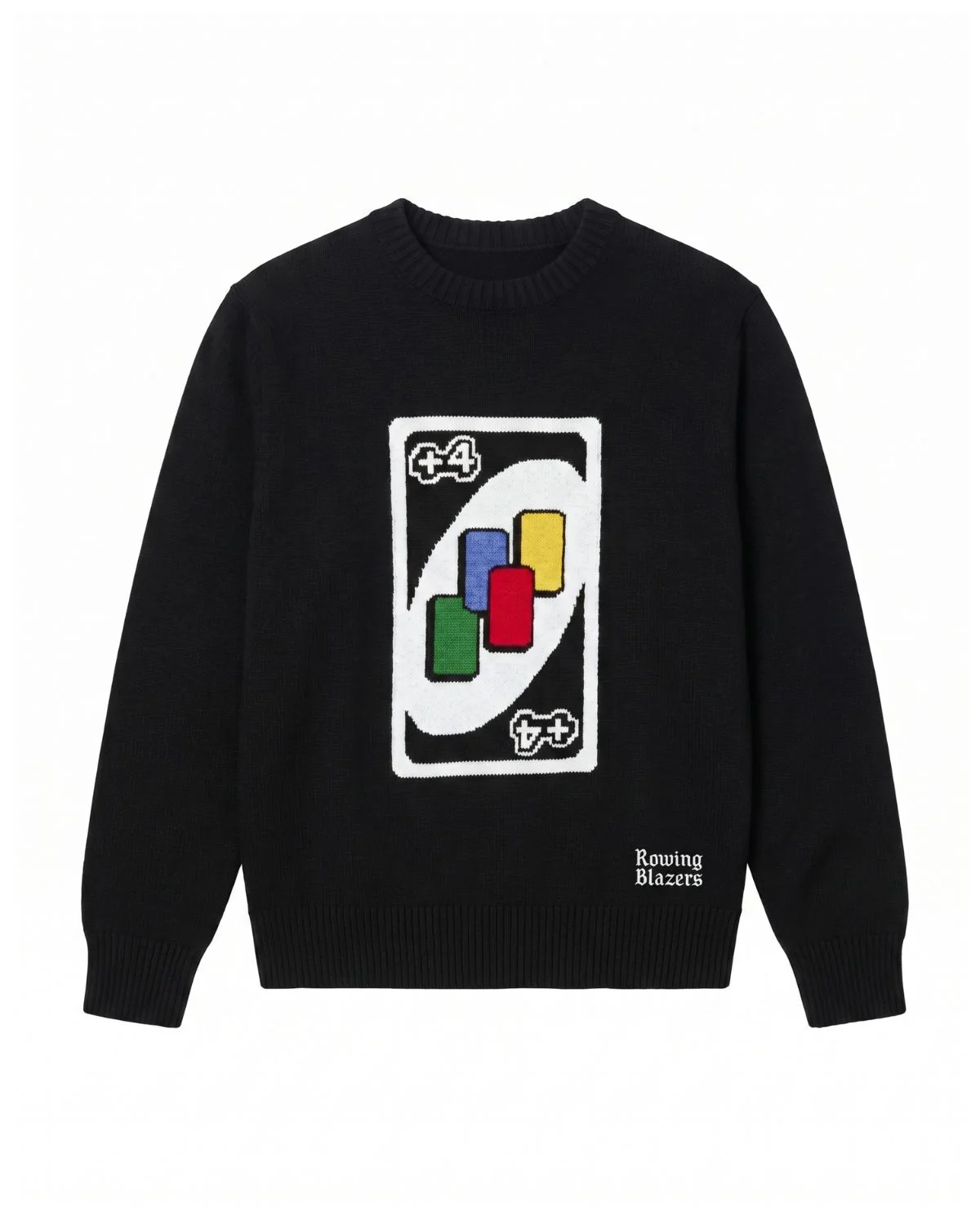 Men's UNO™ Draw Four Cotton Sweater Black