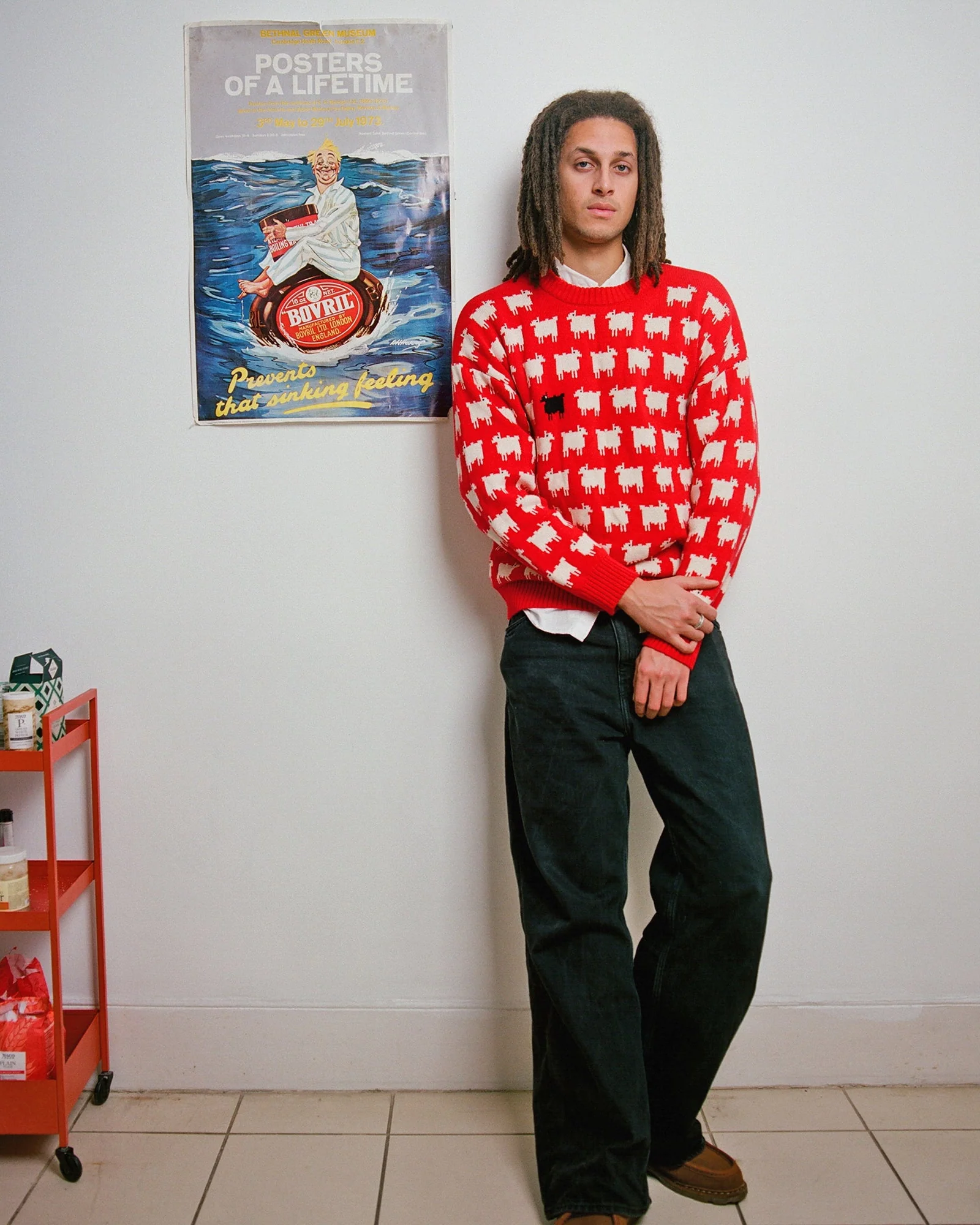 Men's Warm & Wonderful Wool "Diana Edition" Wool Sheep Sweater - Image 3