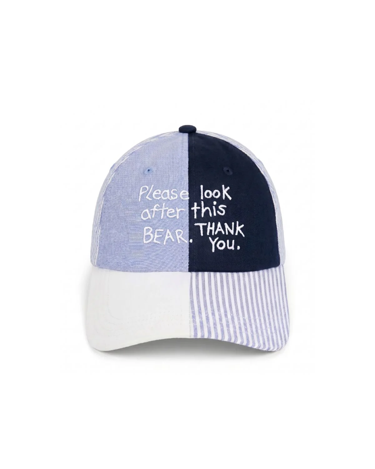 Paddington Color Block Baseball Cap Blue Color Block