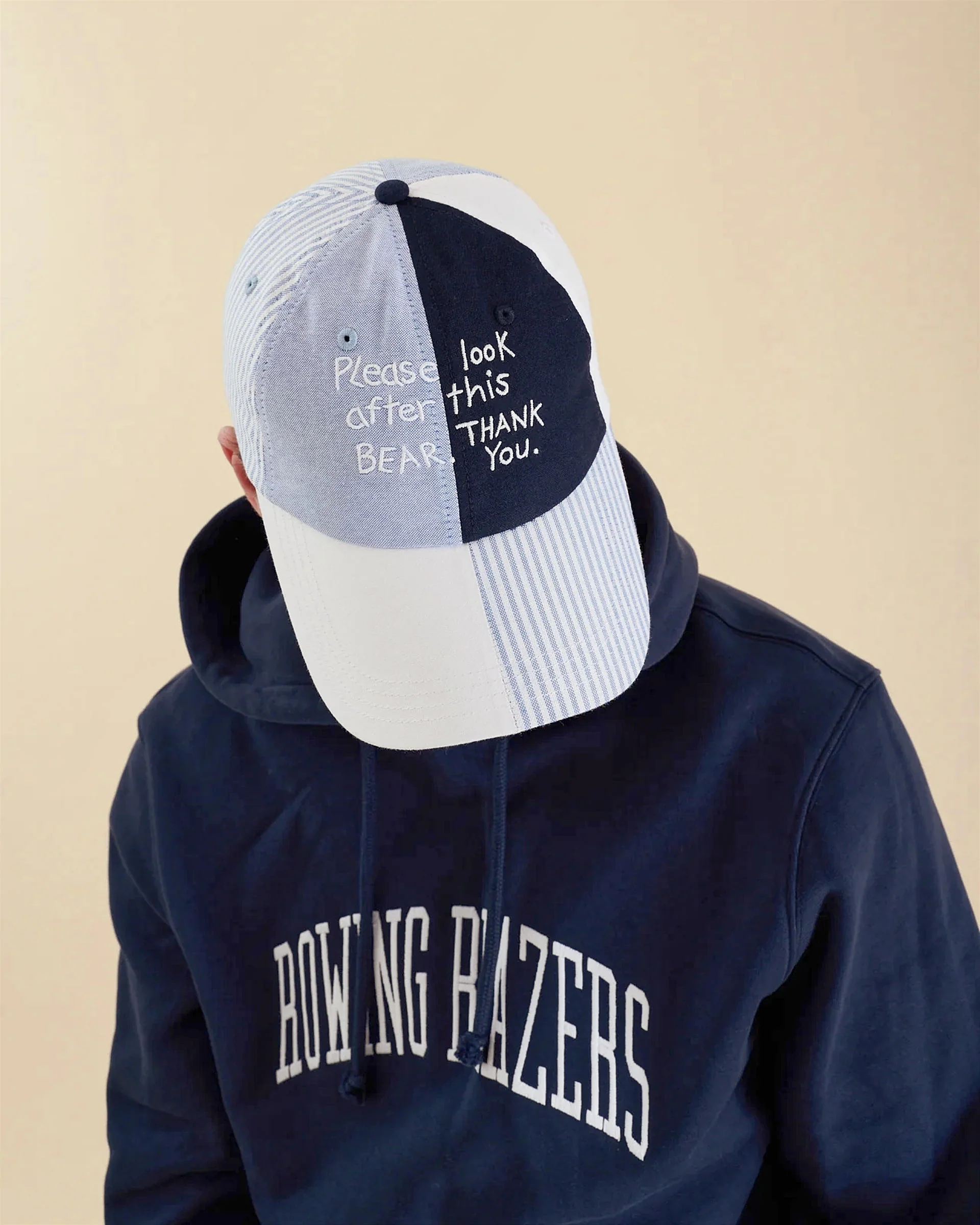 Paddington Color Block Baseball Cap Blue Color Block - Image 3