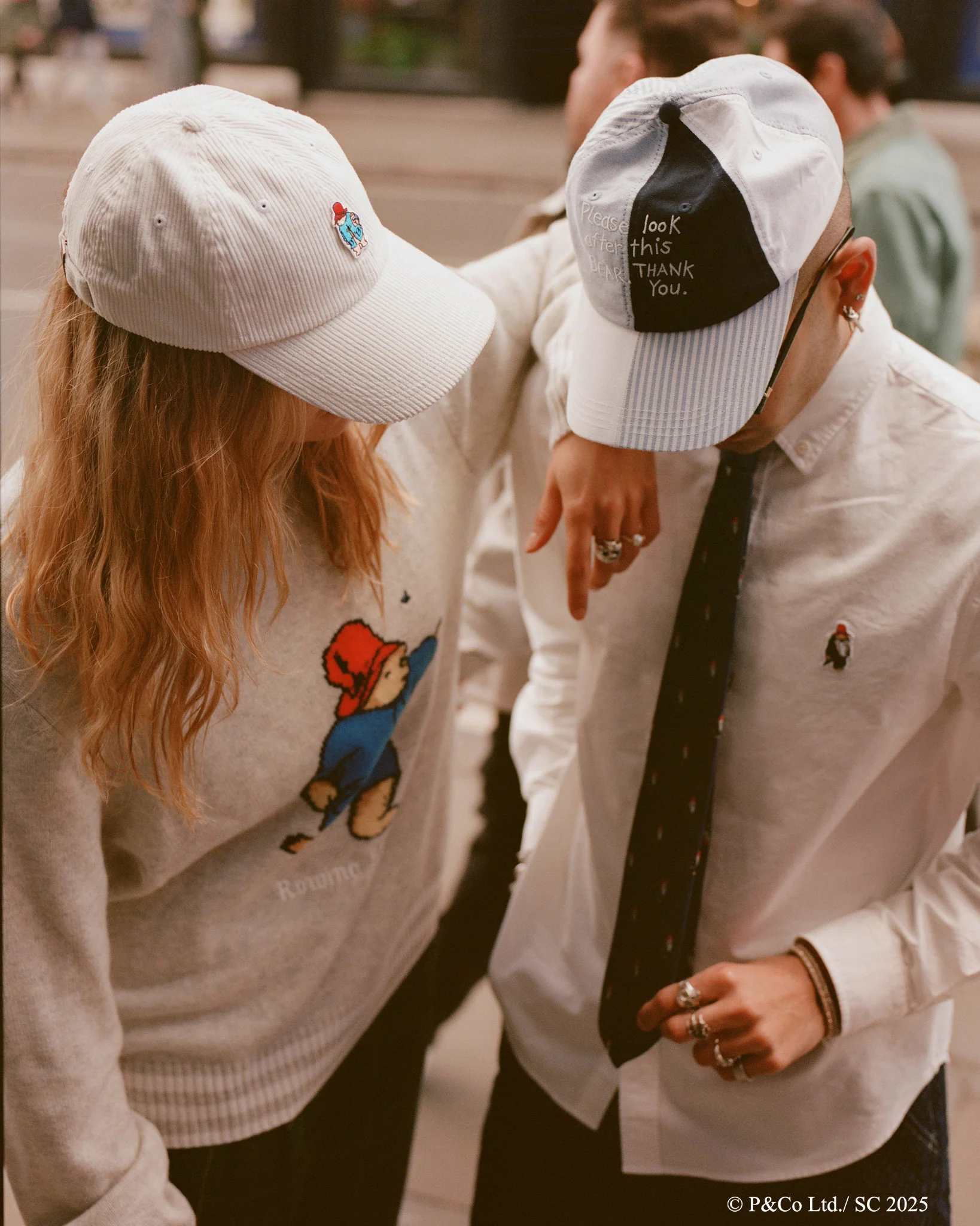 Paddington Corduroy Baseball Cap White - Image 4