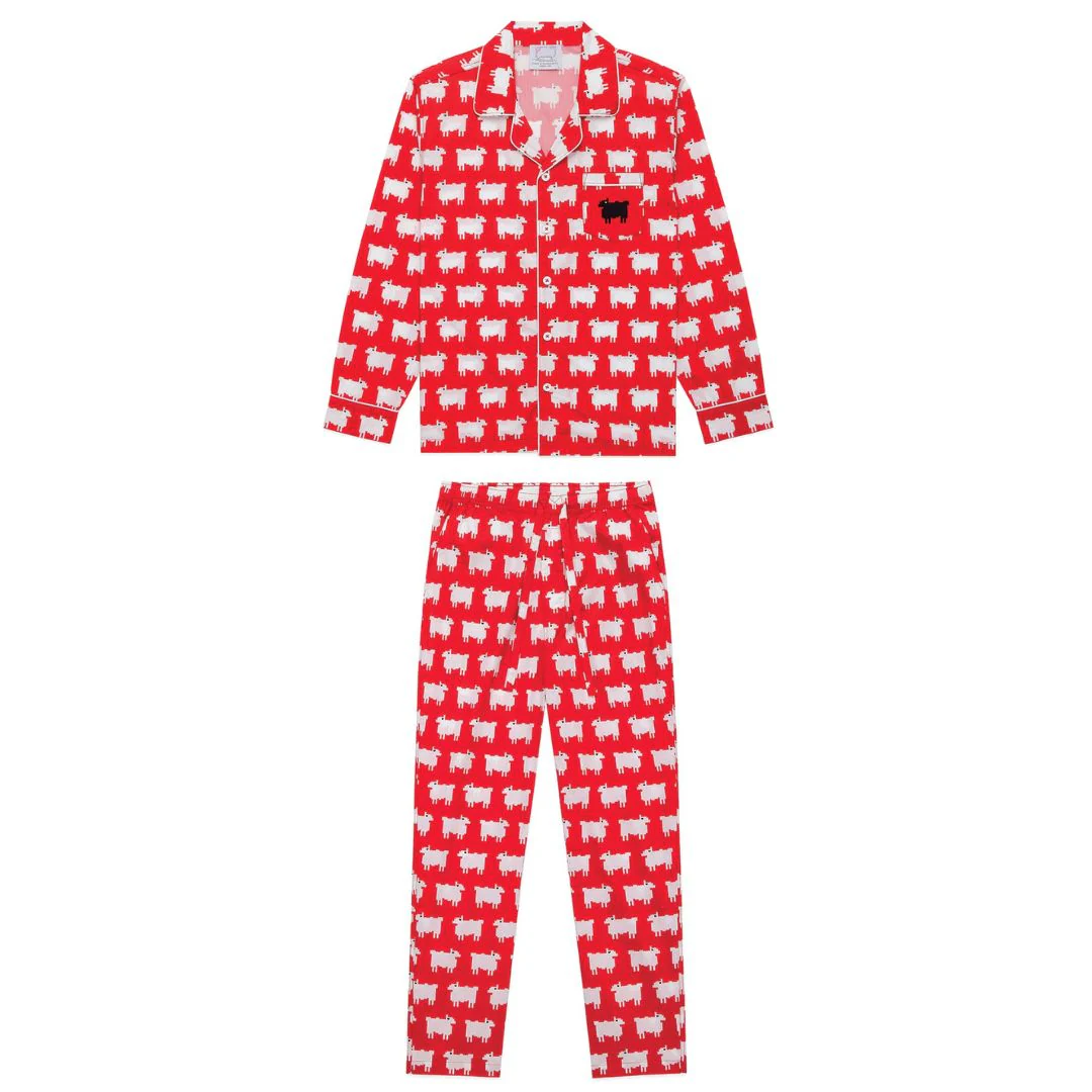 Sheep Cotton Lounge Set Diana Red