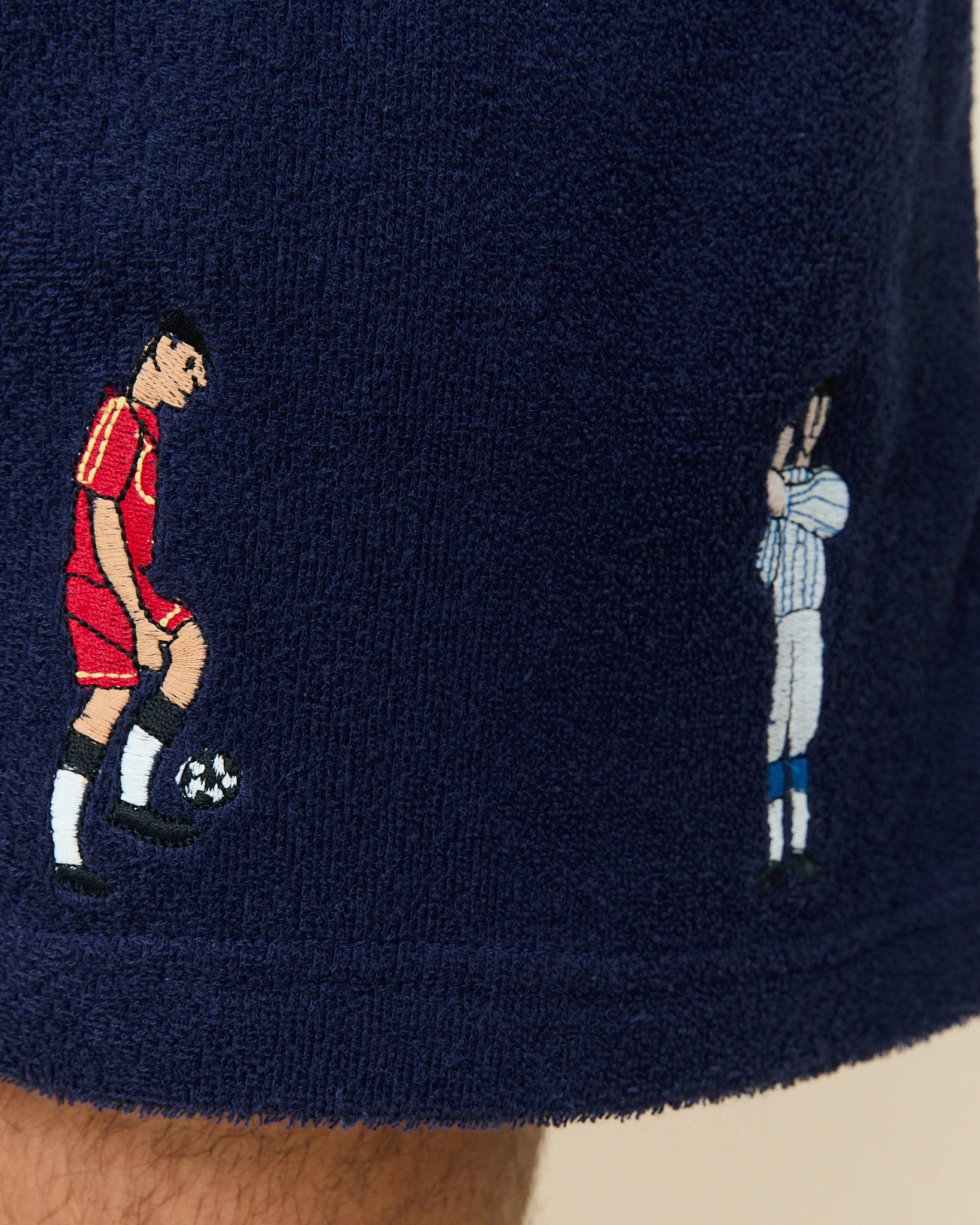 Terry Pull On Shorts Evening Blue - Image 6