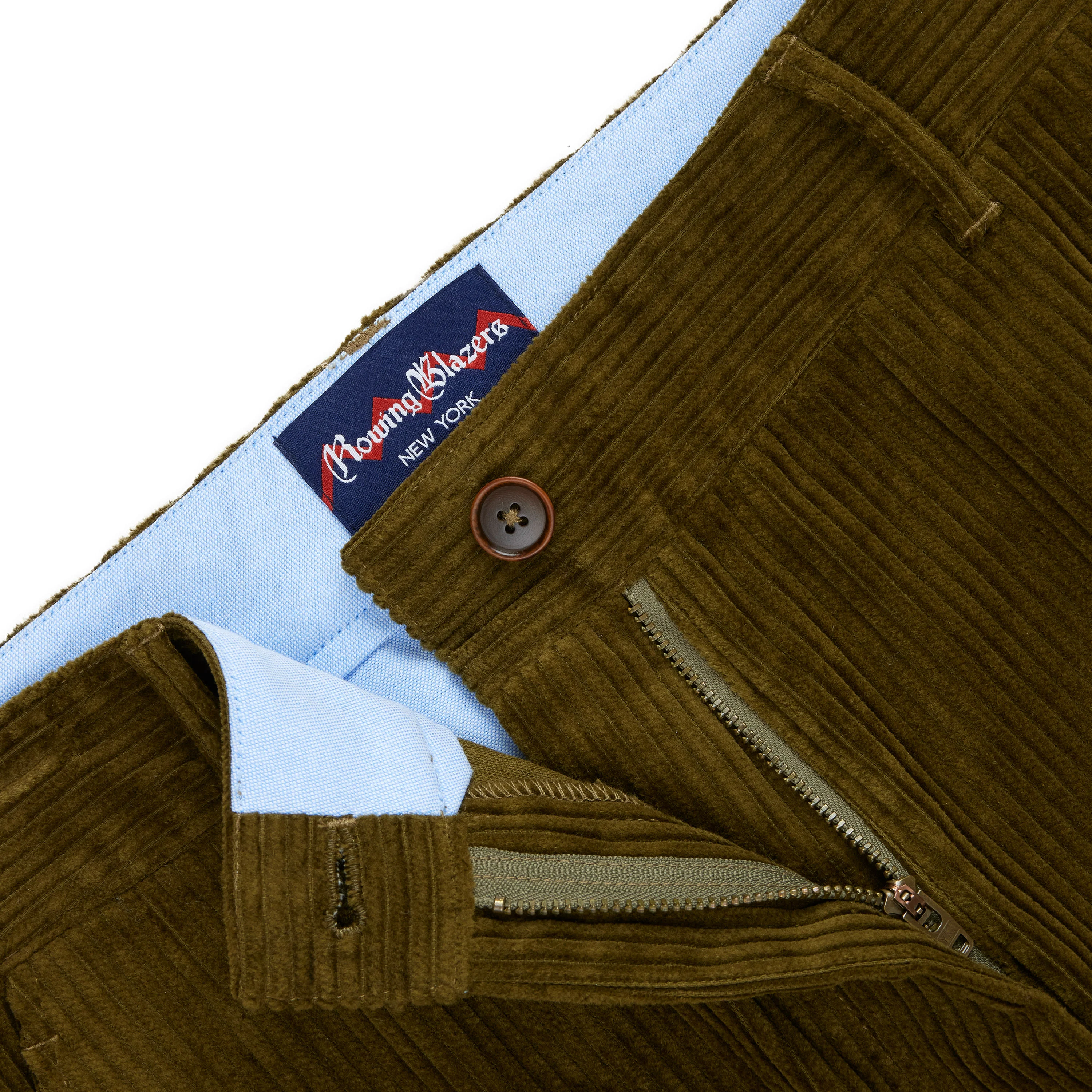 Women's Corduroy Straight Leg Pant Hunter Green - Image 3