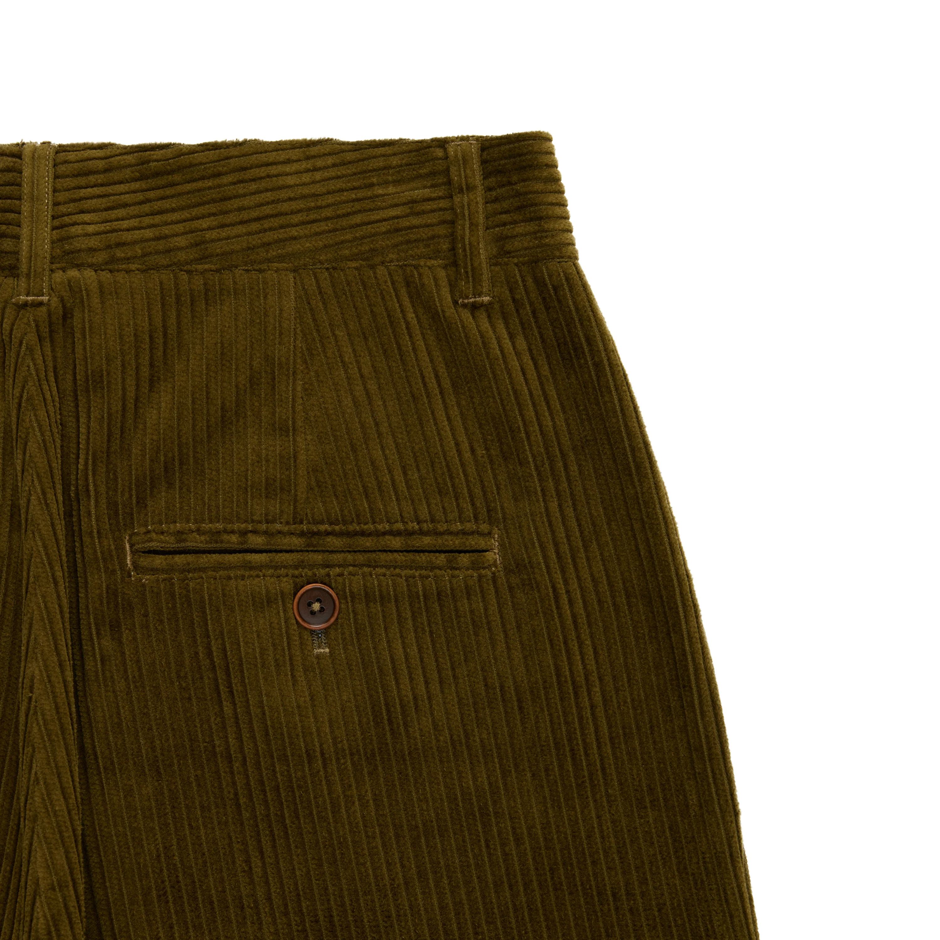 Women's Corduroy Straight Leg Pant Hunter Green - Image 5