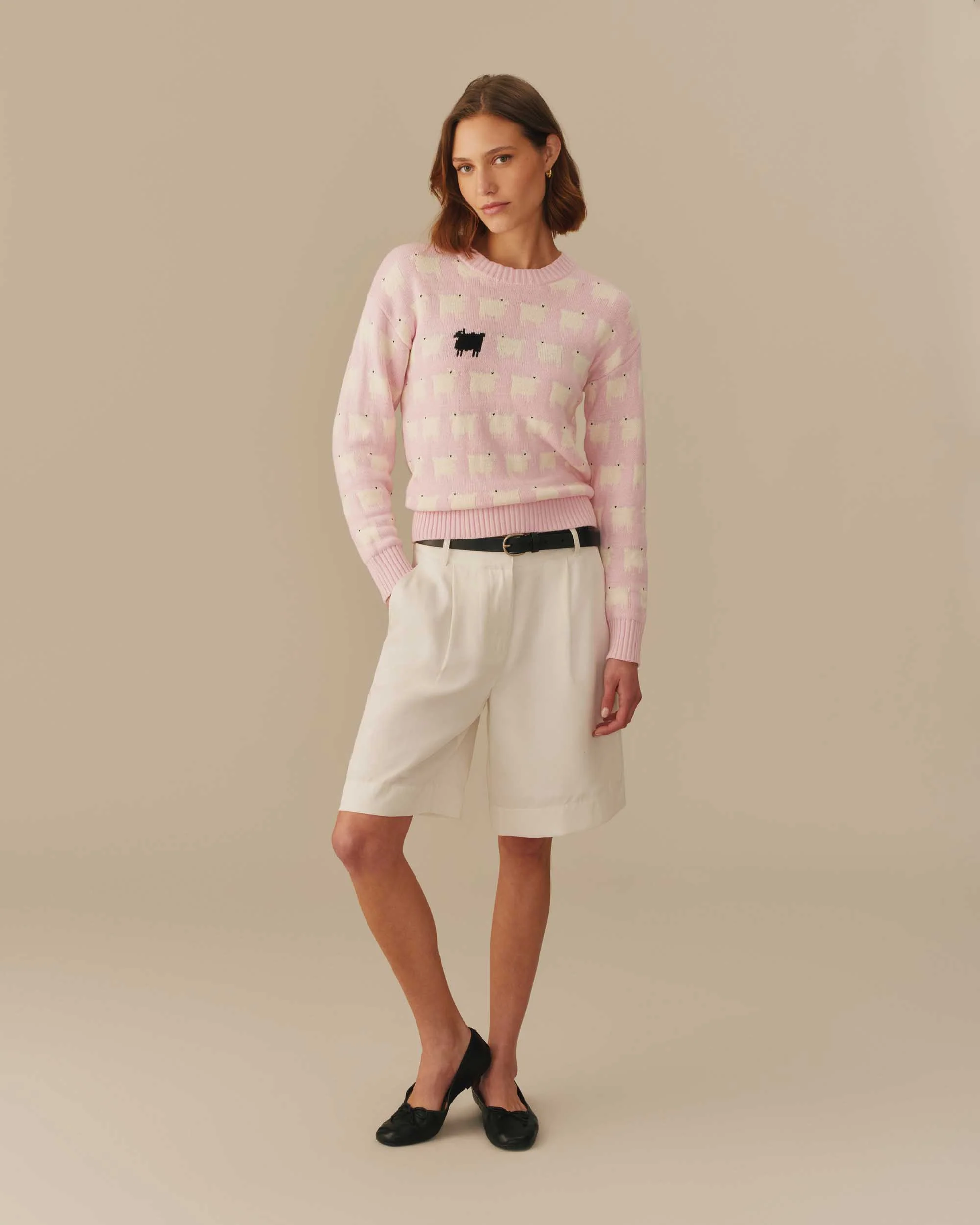Warm & Wonderful Cotton Diana Edition Sweater Pink - Image 2