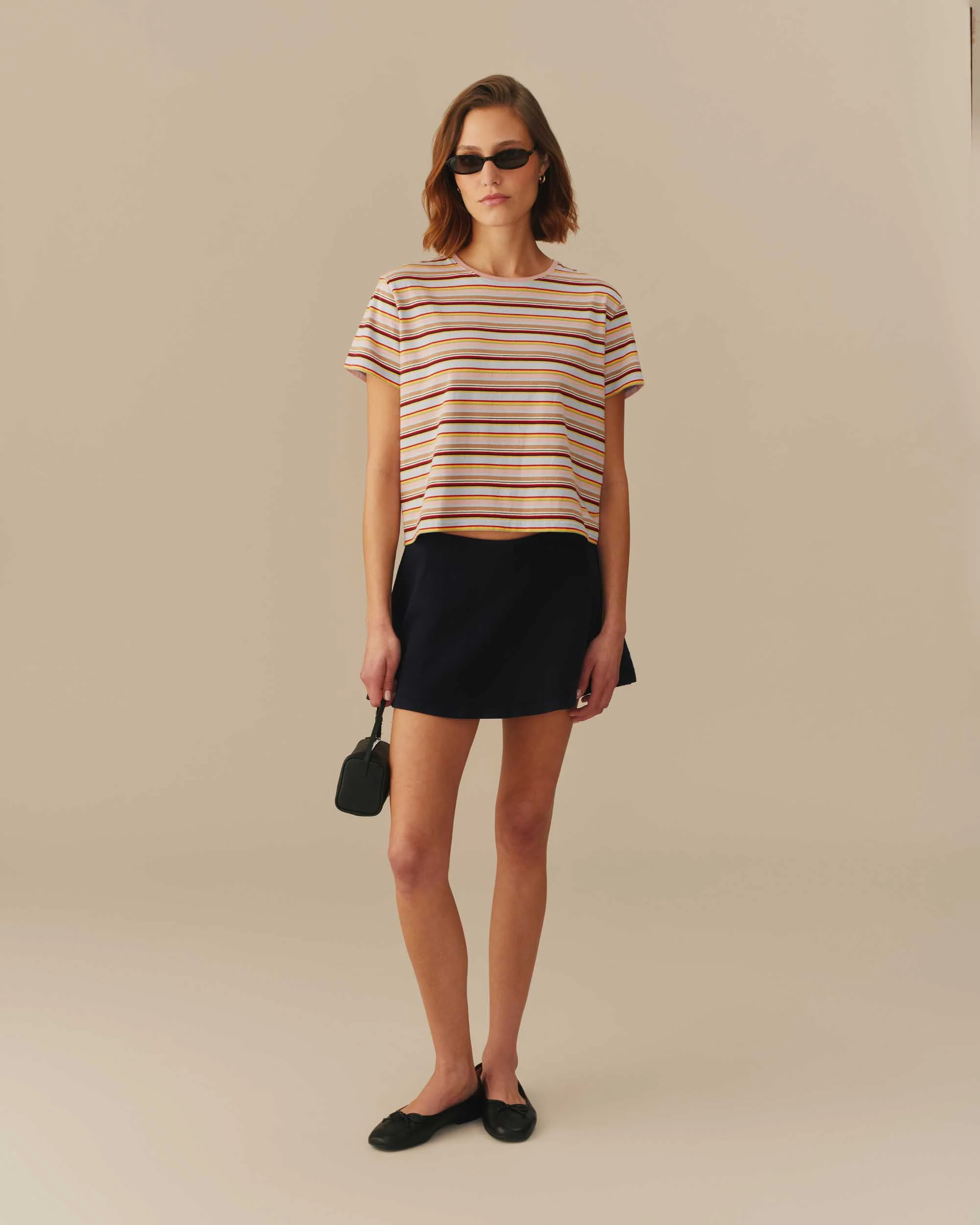 Women's Easy Striped Tee Multi-Color - Image 3