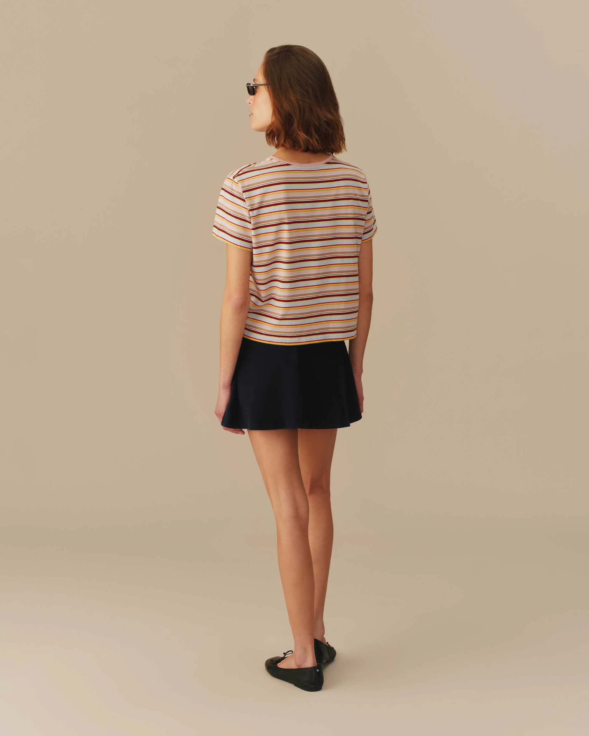 Women's Easy Striped Tee Multi-Color - Image 5