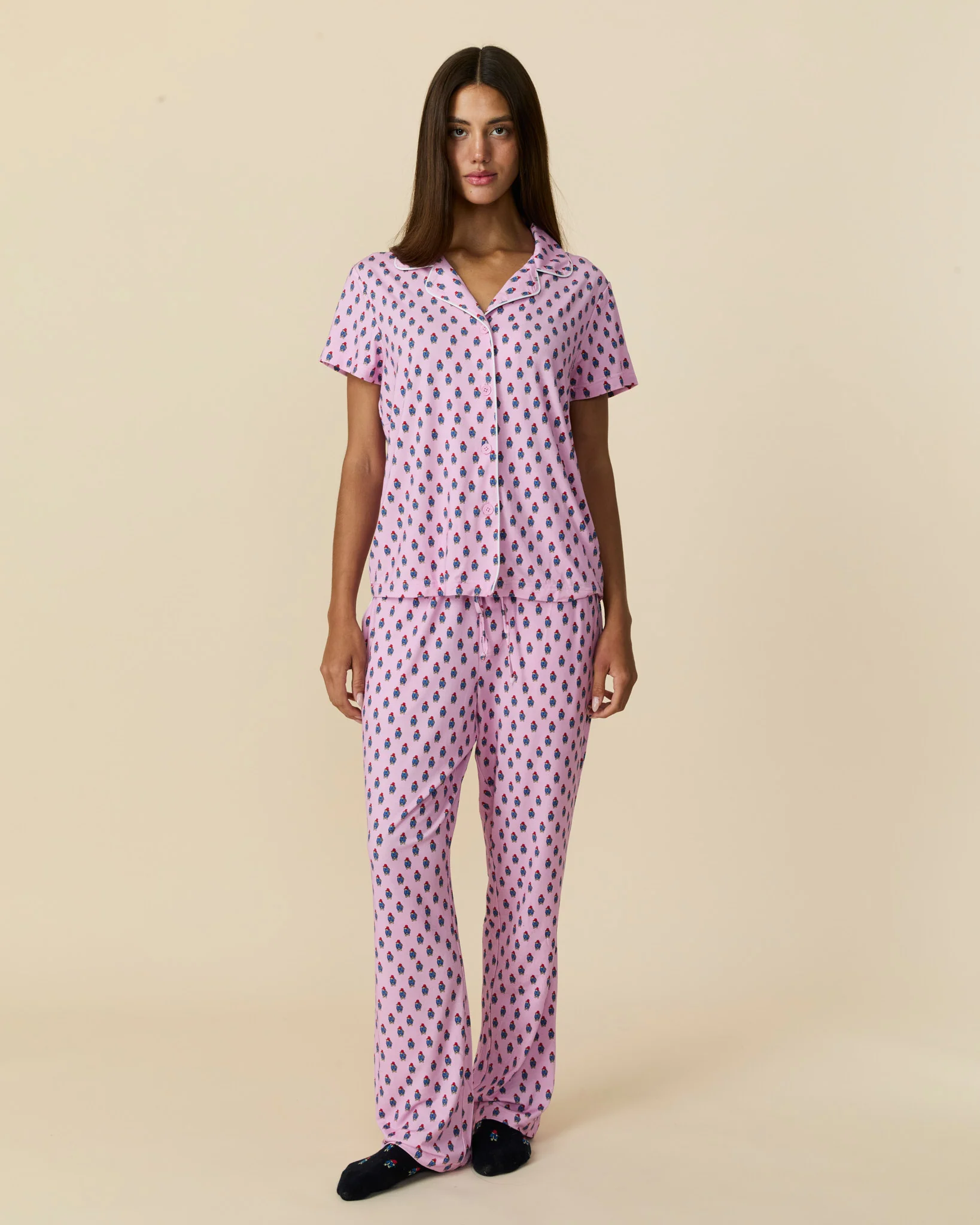 Women's Paddington Pajama Set Pink - Image 2