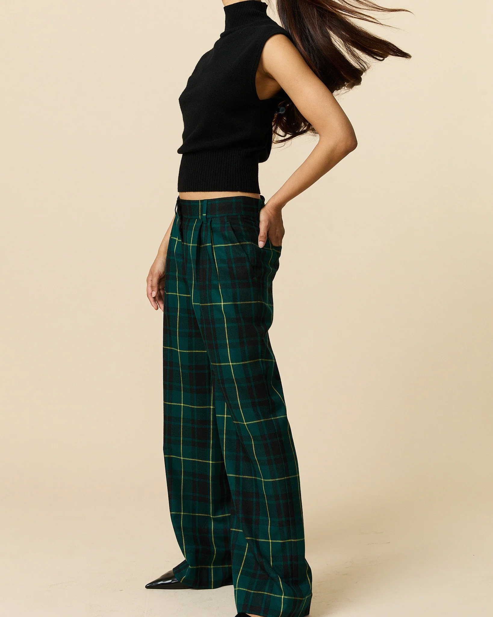 Women's Plaid Tartan Trousers Gordon Modern - Image 5