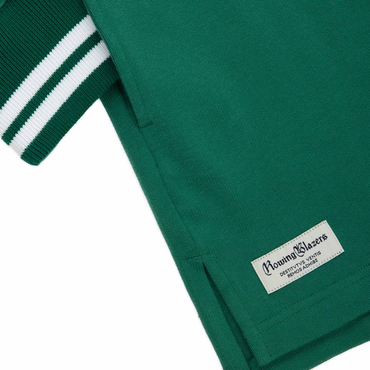 Women's Stripe Rugby Dress Green - Image 8